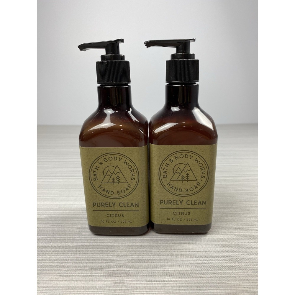 Bath & Body Works PURELY CLEAN CITRUS‎ Hand Soap, 10 fl. oz, NEW x 2